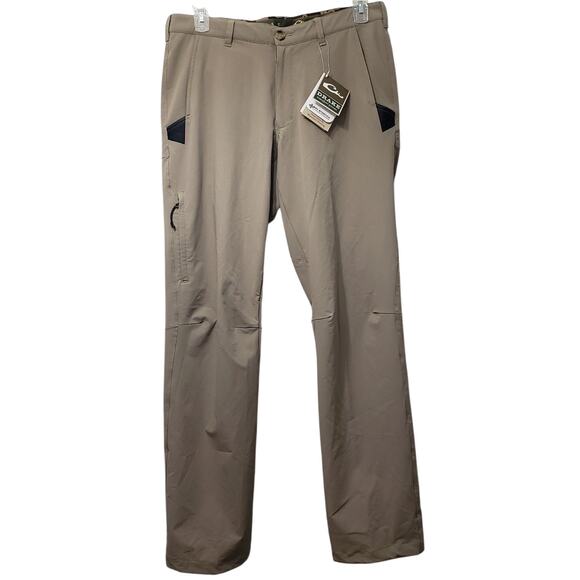 NWT DRAKE Waterfowl Systems Tech Stretch Pant 2.0 Khaki Men's Size 34W/32L - Picture 1 of 12